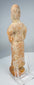 Rear view of ancient Chinese burial attendant with surviving cream-coloured slip