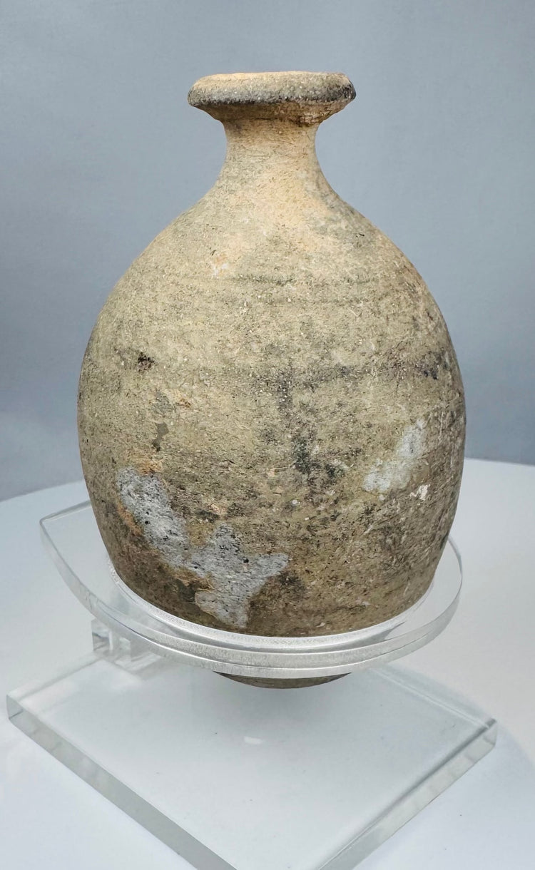 Ancient perfume, oil, or medicinal bottle dating to the 3rd–7th century CE