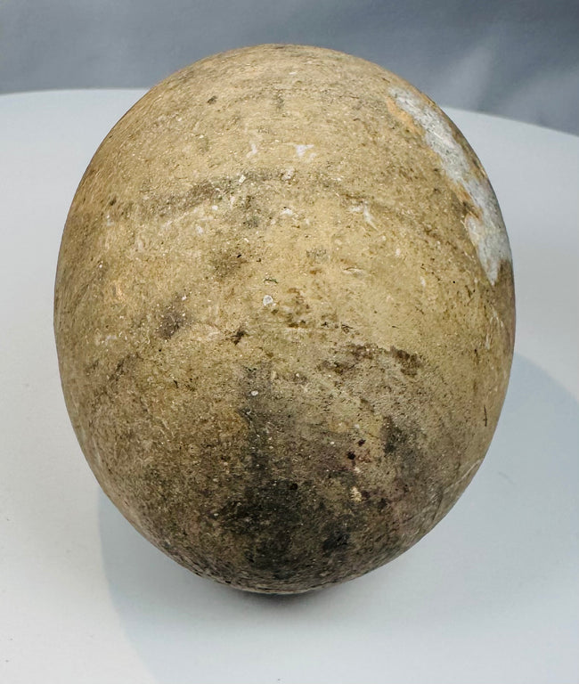 Underside view of Roman Byzantine pottery vessel with small rounded base