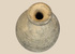Ancient Roman to Byzantine terracotta bottle with ovoid body and everted rim