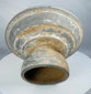 Ceremonial terracotta incense or oil vessel with archaeological patina
