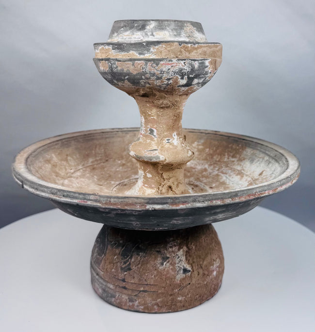 Archaeological terracotta offering stand dating to the Late Bronze Age or Early Iron Age
