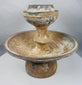 Ancient Near Eastern terracotta offering vessel raised on a pedestal foot