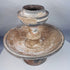 Rare ancient ceremonial pottery stand displaying centuries of burial deposits