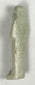 Authentic ancient Egyptian funerary ushabti statue on display