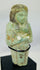 Egyptian ushabti statue mounted on display base, Late Period funerary artifact
