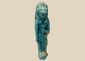 Ancient Egyptian faience Sekhmet or Bastet amulet from the Late Period, circa 664–332 BCE