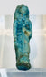 Late Period protective goddess amulet with a bent arm and possible ritual attribute