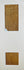 Two golden-brown woven linen fragments attributed to Manchester Mummy 1770, mounted vertically on a cream fabric background.