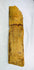 Reverse side of wooden coffin fragment showing raw aged wood with visible grain and ancient tool marks