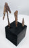 Heavily mineralized medieval iron bolt or javelin head with surviving tang