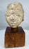 Gandhara region Buddhist head sculpture fragment with serene facial expression