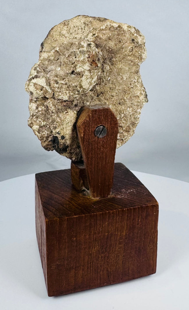 Ancient devotional head fragment likely representing a Buddha or bodhisattva