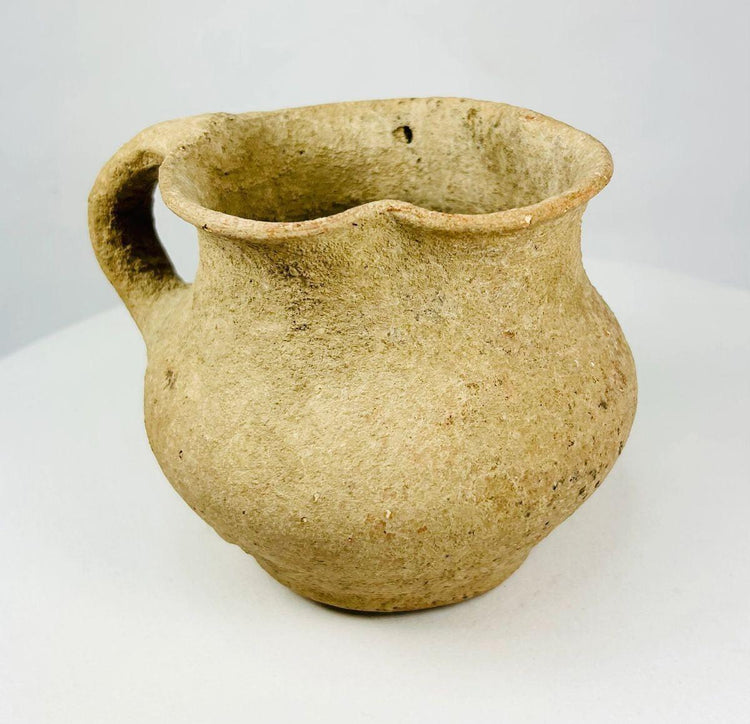 Antigua grecorromana | Jarra de terracota con asa | Siglos I-III d. C.