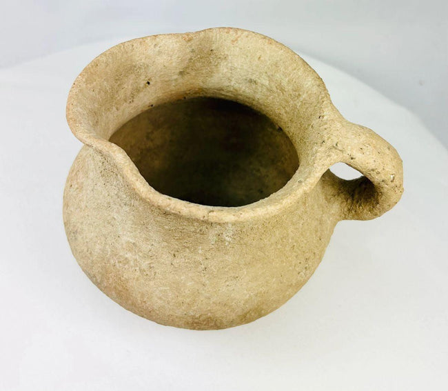 Antigua grecorromana | Jarra de terracota con asa | Siglos I-III d. C.