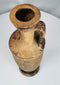 Detail of the flared mouth and narrow neck on a Greek lekythos