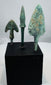 Ancient Iranian Plateau bronze weapon points dating to the 14th–10th century BCE