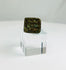Early Roman or Near Eastern bronze ring featuring paired bird motif on square bezel