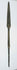 Early Bronze Age Cypriot bronze spearhead dating to circa 2500–1900 BCE, with a leaf-shaped blade, raised central ridge, straight tang, and ancient burial patina.