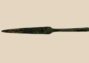 Mediterráneo antiguo | Punta de lanza de bronce | Chipriota III temprano | Circa 2500-1900 a. C.