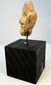Ancient terracotta portrait sculpture fragment from Classical world