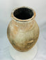 Eastern Mediterranean Byzantine ceramic storage jar with olive-shaped body and aged finish
