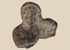 Ancient Classical Mediterranean terracotta figural bust fragment dating from the Hellenistic to Roman period.