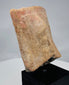 Fragmentary painted terracotta relief of an elderly male figure, circa 3rd century BCE–2nd century CE