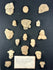 Teotihuacan and Veracruz terracotta votive heads and busts, Pre-Columbian fragments with archaeological patina