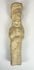 Neo-Babylonian style clay figurine with stylized facial features