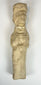 Neo-Babylonian style clay figurine with stylized facial features