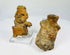 Fragmentary ancient pottery figure from Western Mexico showing facial detail