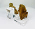 Authentic ancient Mexican pottery figure with natural calcification