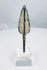 Tanged bronze javelin or spear point with green and blue-green archaeological patina