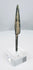 Ancient Iranian Plateau bronze weapon point mounted on a clear acrylic display base
