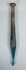 Roman Imperial period glass unguentarium with narrow tubular neck and flared rim