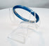 Roman Empire glass bracelet with smooth rounded profile and vivid cobalt-blue appearance.