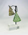 Roman Empire cast bronze ritual bell showing aged patina and intact suspension loop