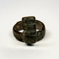 Ancient Roman bronze ring key with integral projecting key bit, circa 3rd–4th century CE