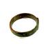 Ancient Roman copper alloy ring with substantial one-piece hoop and naturally weathered bezel surface
