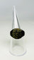 Detailed view of ring-and-dot decoration on a 1st–3rd century Roman bronze ring