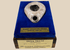 Ancient Roman–Byzantine terracotta oil lamp displayed in a custom presentation case