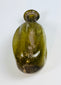 Archaeological Roman glass flask from the Eastern Mediterranean with attractive surface weathering