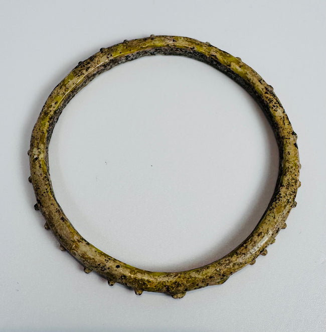 Roman glass bracelet from the 2nd–4th century AD displaying excellent archaeological preservation.