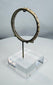 Roman Empire glass bracelet featuring circular form and applied nodular decoration.