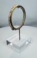 Roman Imperial glass bracelet displaying centuries of burial patina and mineral accretions.