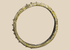 Ancient Roman glass bracelet with applied nodular decoration, Roman Imperial Period, circa 2nd–4th century AD.