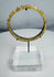 Authentic Roman glass bracelet featuring raised nodular ornamentation and archaeological patina.