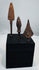 Roman iron arrowheads with leaf-shaped, elongated, and triangular profiles