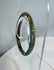Multicolored Roman glass bracelet with fused glass bands and attractive archaeological weathering.